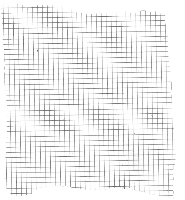 Black and White Graph Paper with All Edges Ripped