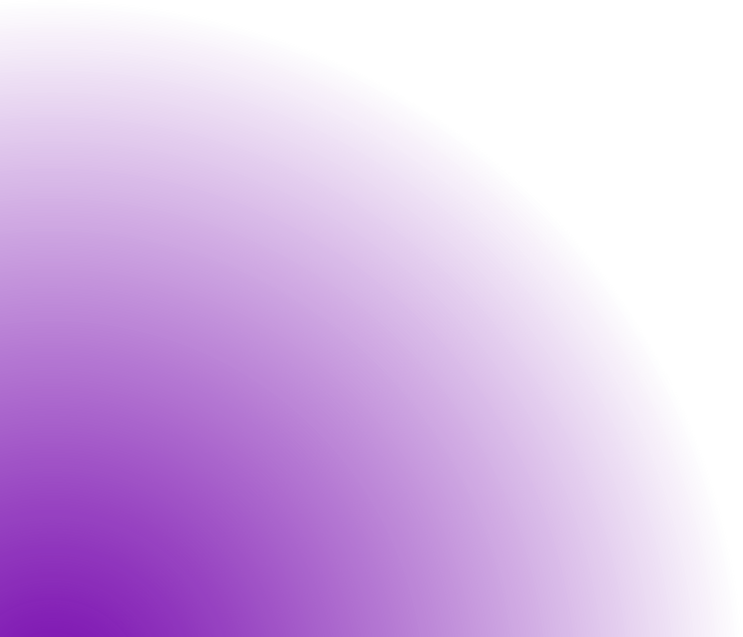 Purple transparent Corner gradient